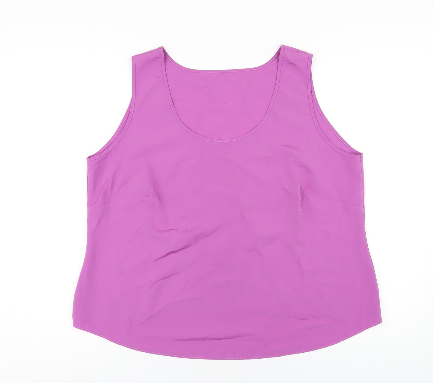 Womens UK Size 20 Marks and Spencer Purple Basic Tank