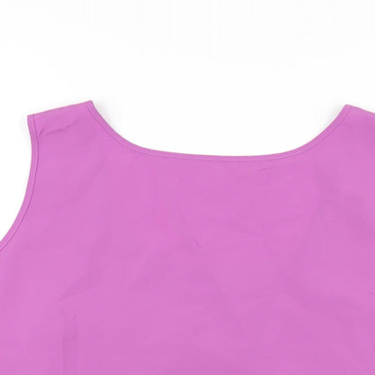 Womens UK Size 20 Marks and Spencer Purple Basic Tank