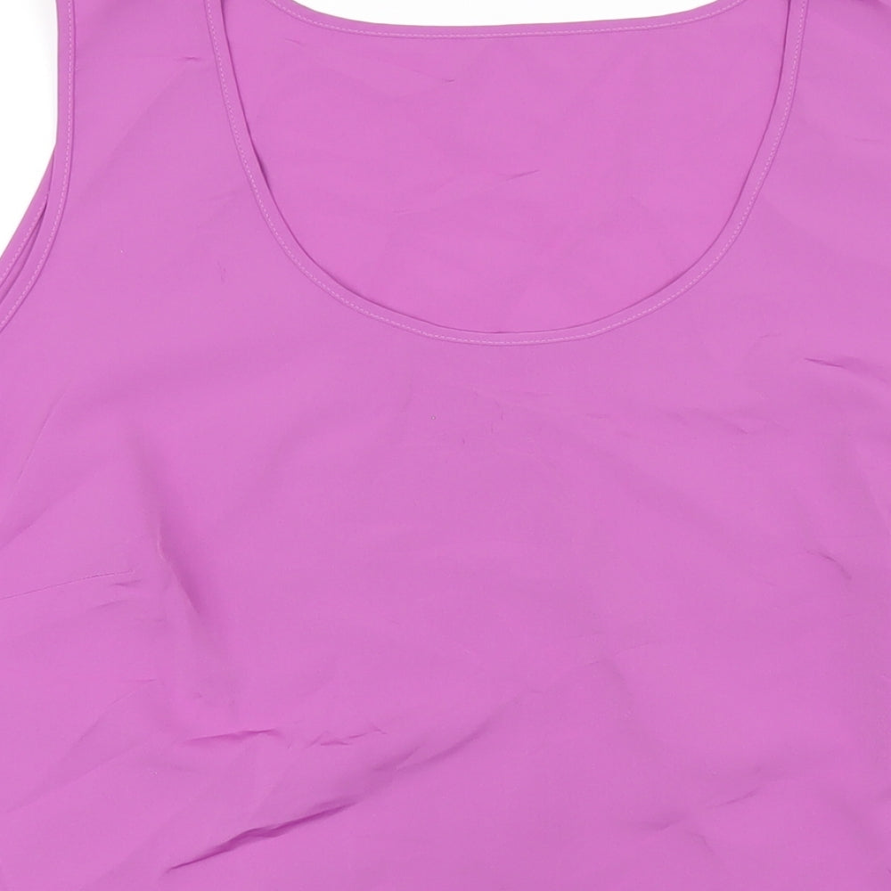 Womens UK Size 20 Marks and Spencer Purple Basic Tank