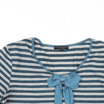 Womens UK Size M Betty Jackson Blue Basic T-Shirt