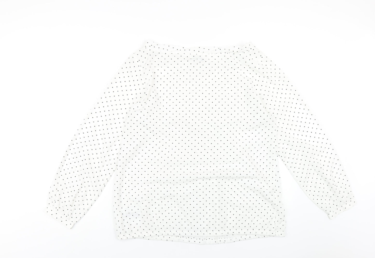 Womens UK Size L Gap White Basic Blouse