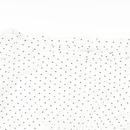Womens UK Size L Gap White Basic Blouse