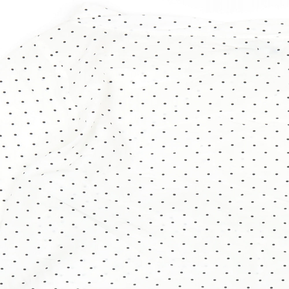 Womens UK Size L Gap White Basic Blouse