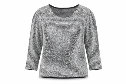 Womens UK Size 10 Red Herring Grey Basic T-Shirt