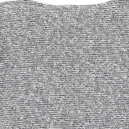 Womens UK Size 10 Red Herring Grey Basic T-Shirt