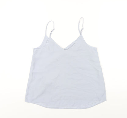 Womens UK Size 8 ASOS Blue Camisole T-Shirt