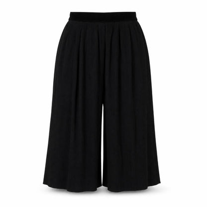 Womens UK Size XS Zara Regular Fit Capri Black Trousers