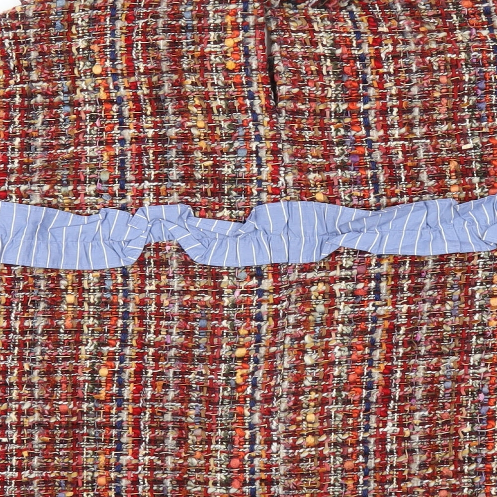 Womens UK Size M Zara Multicoloured Basic T-Shirt