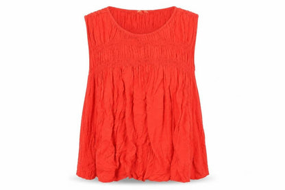 Womens UK Size L Gap Red Basic T-Shirt