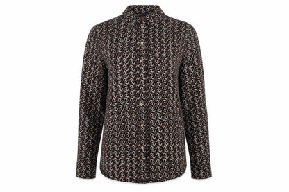 Womens UK Size 10 Marks and Spencer Black Basic Button-Up