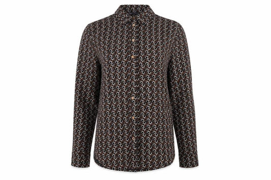 Womens UK Size 10 Marks and Spencer Black Basic Button-Up