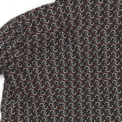 Womens UK Size 10 Marks and Spencer Black Basic Button-Up