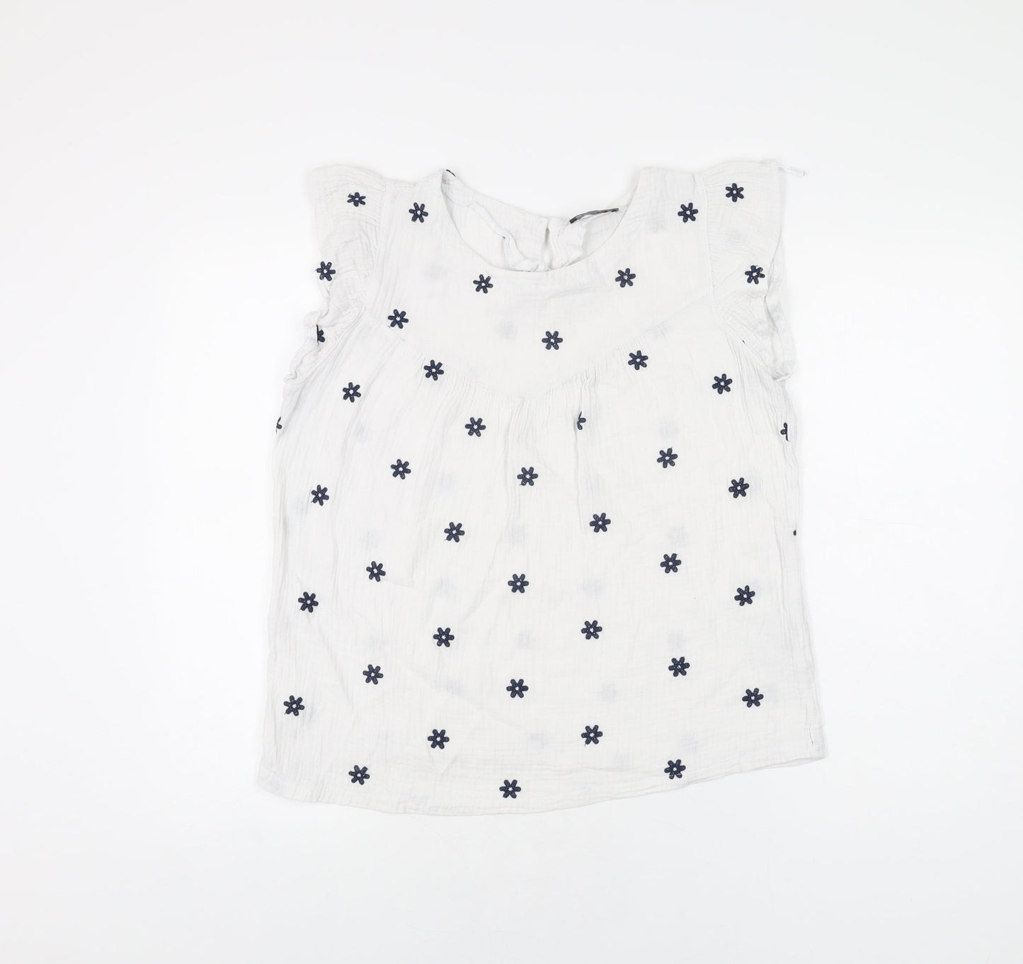 Womens UK Size 12 Klass White Basic T-Shirt