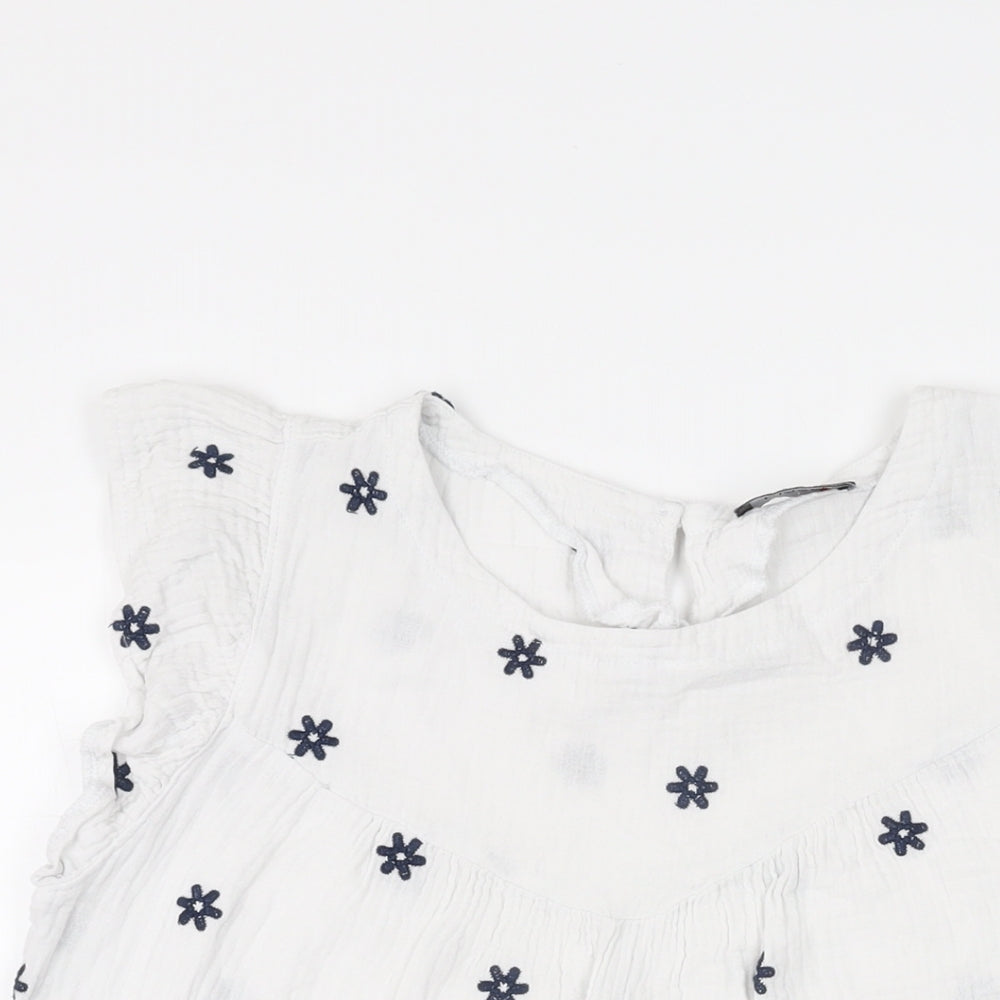 Womens UK Size 12 Klass White Basic T-Shirt