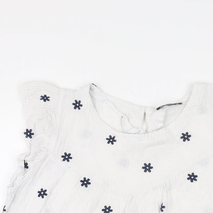 Womens UK Size 12 Klass White Basic T-Shirt