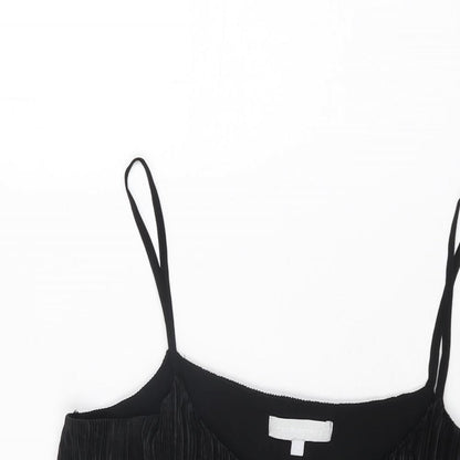 Womens UK Size 12 Red Herring Black Camisole T-Shirt