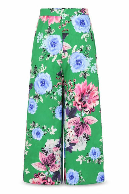 Womens UK Size 8 Stylewise Regular Fit  Green Trousers