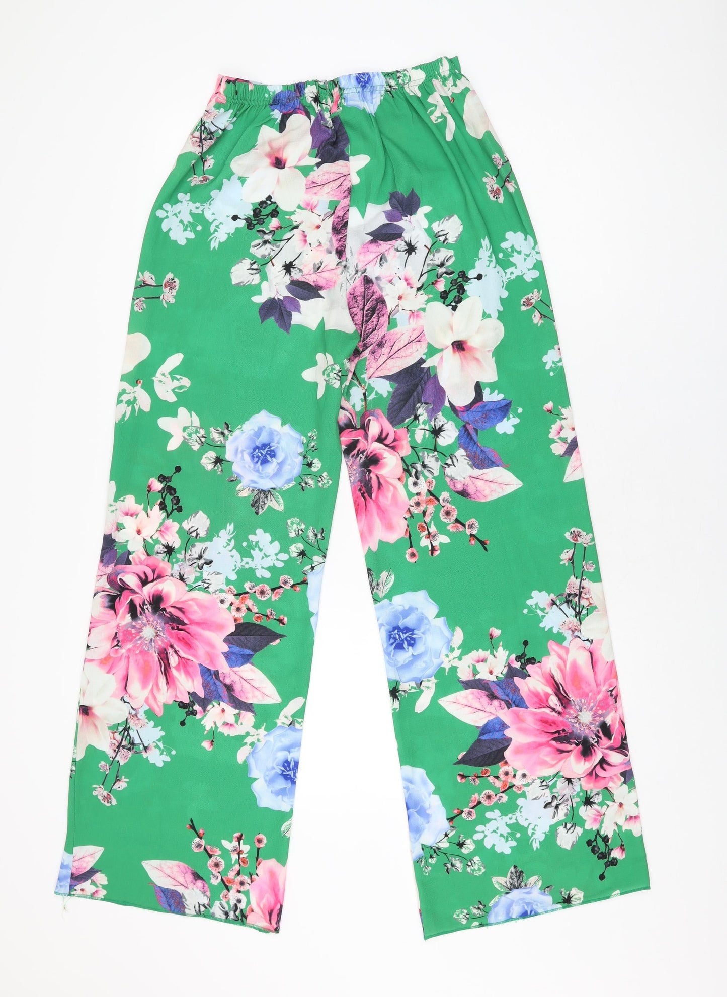 Womens UK Size 8 Stylewise Regular Fit  Green Trousers