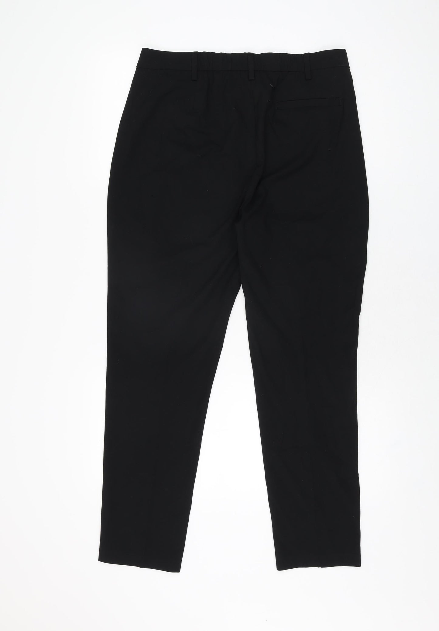 Womens UK Size 12 Marks and Spencer Regular Fit  Black Trousers