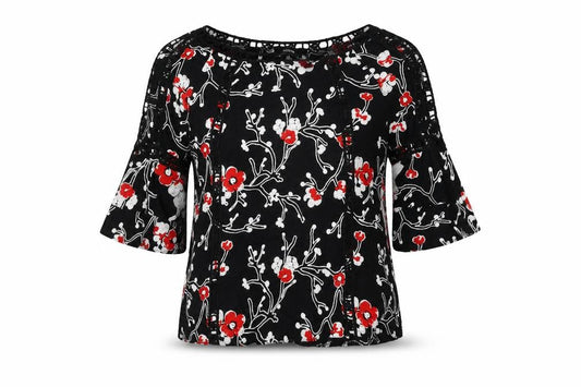 Womens UK Size L Klass Black Basic T-Shirt