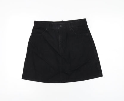 Womens UK Size 27 in Uniqlo A-Line Denim Skirt