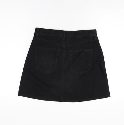 Womens UK Size 27 in Uniqlo A-Line Denim Skirt