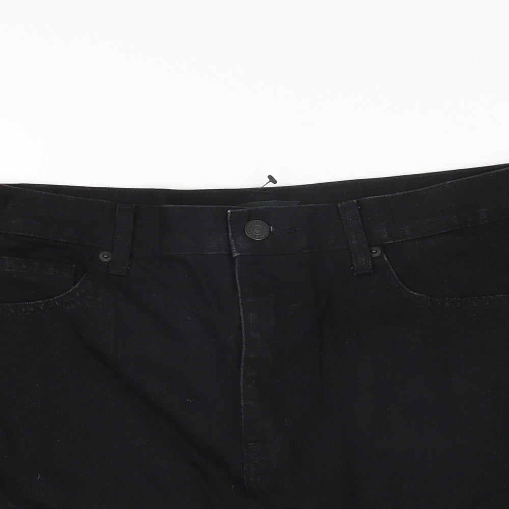 Womens UK Size 27 in Uniqlo A-Line Denim Skirt