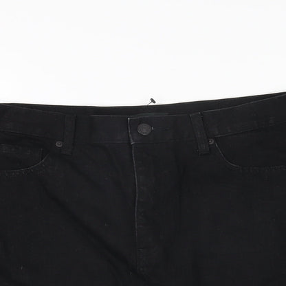 Womens UK Size 27 in Uniqlo A-Line Denim Skirt