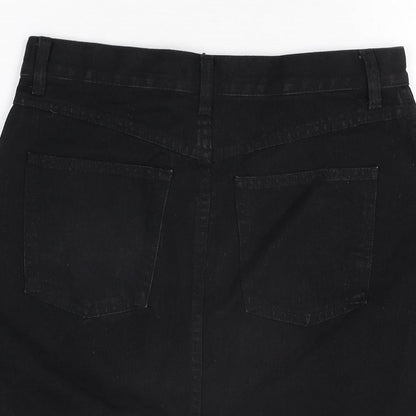 Womens UK Size 27 in Uniqlo A-Line Denim Skirt