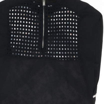 Womens UK Size S Zara Black Basic Blouse