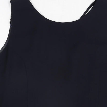 Womens UK Size 20 Roman Blue Basic T-Shirt