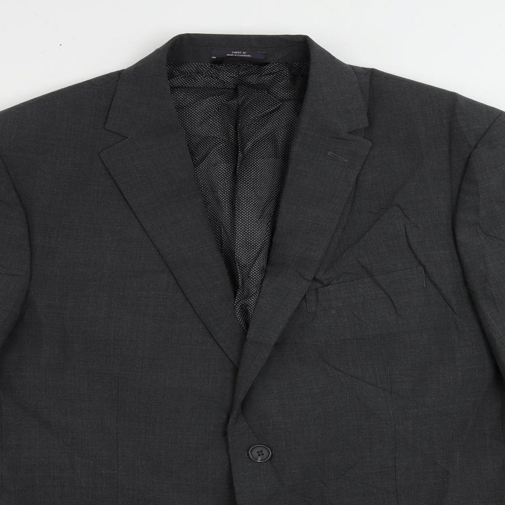 Mens UK Size 42 Marks and Spencer Regular Grey Suit Jacket