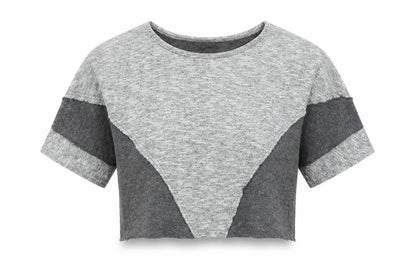 Topshop Womens Grey Cotton Pullover Sweatshirt Size S Pullover - Size S-M