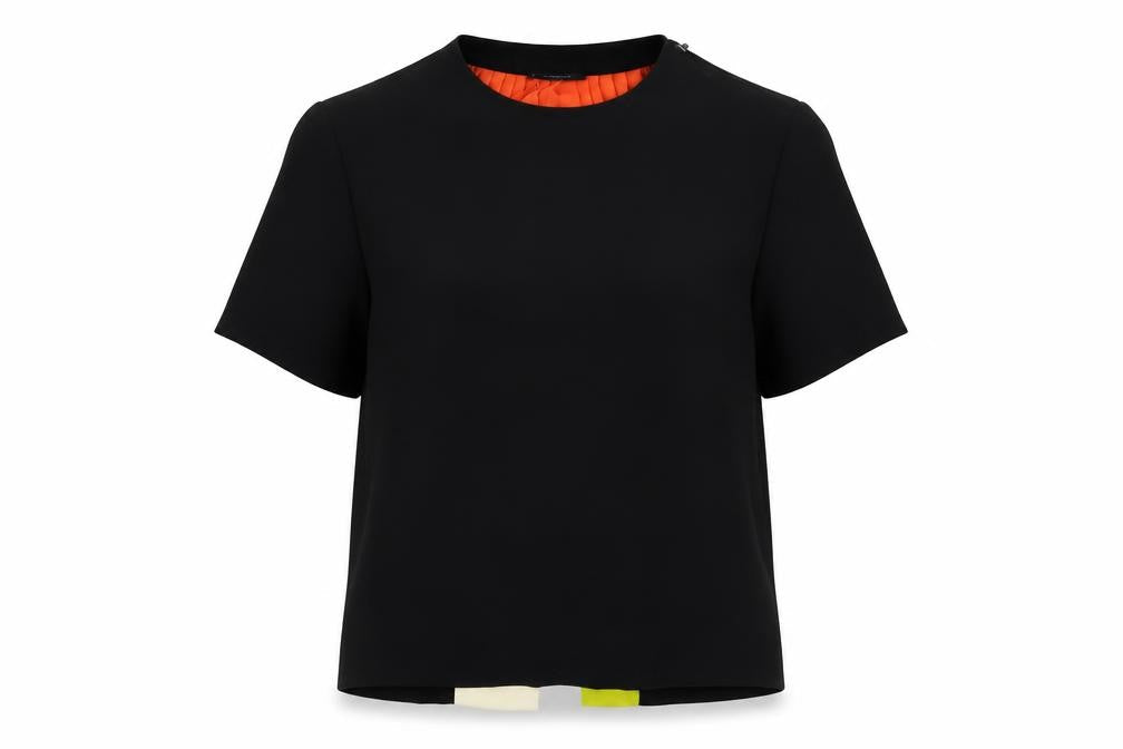 Womens UK Size 14 Autograph Black Basic Blouse