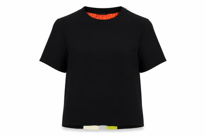 Womens UK Size 14 Autograph Black Basic Blouse