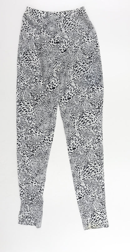 Womens UK Size 8 PRETTYLITTLETHING Regular Fit  Black Trousers