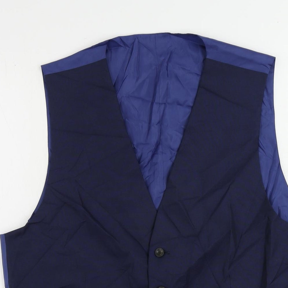 Mens UK Size 42 Marks and Spencer Regular Blue Suit Jacket