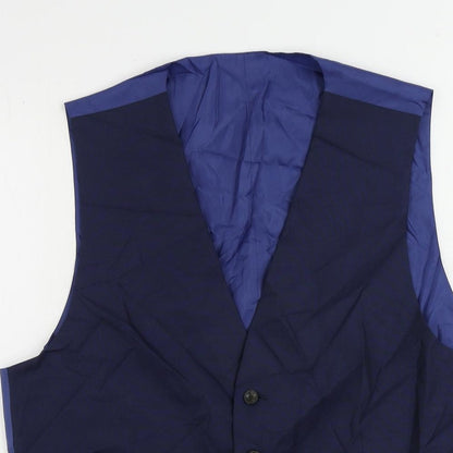Mens UK Size 42 Marks and Spencer Regular Blue Suit Jacket