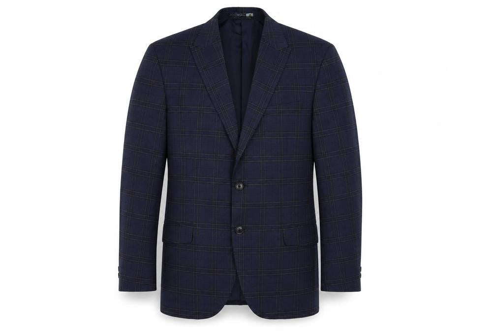 Mens UK Size 40 Marks and Spencer Regular Blue Suit Jacket