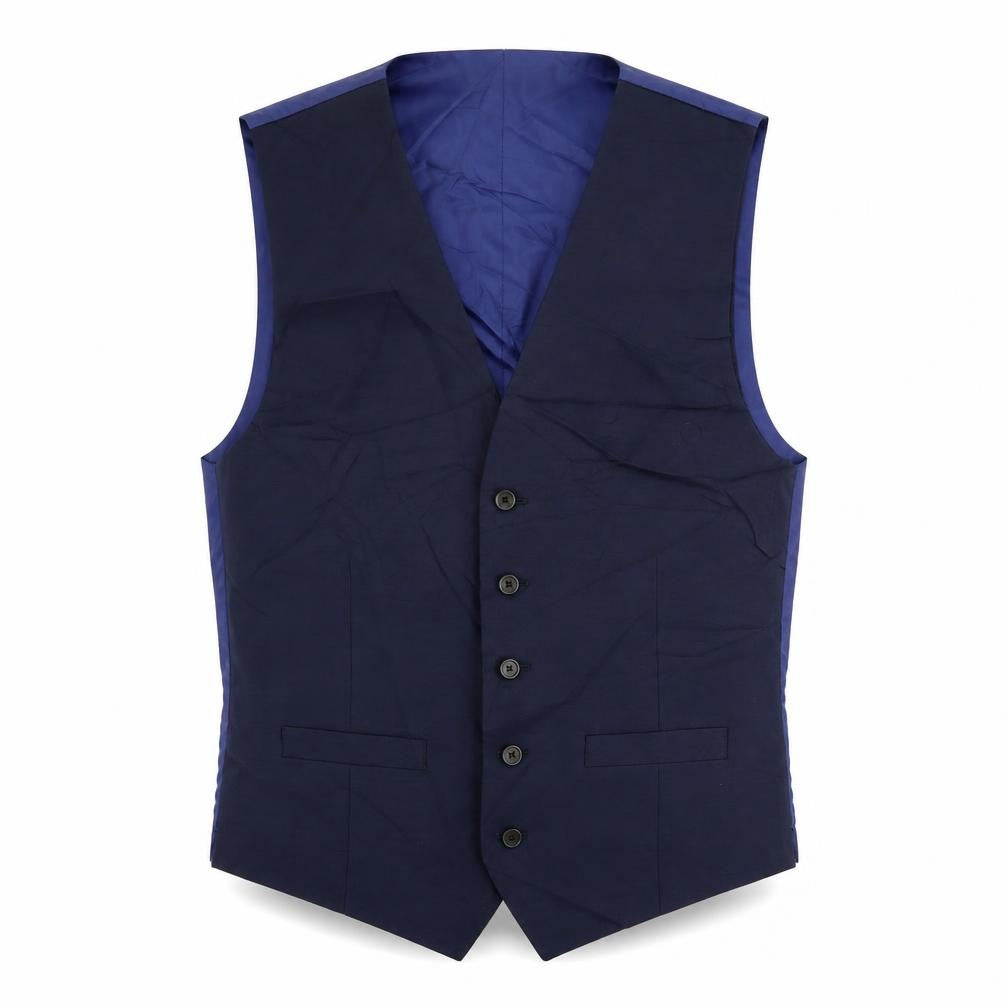 Mens UK Size 38 Marks and Spencer Regular Blue Suit Jacket