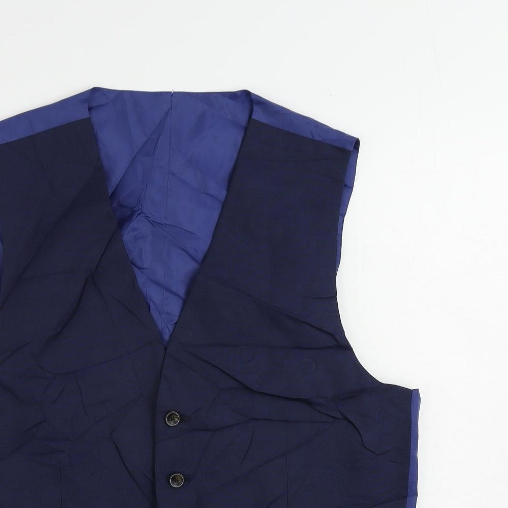 Mens UK Size 38 Marks and Spencer Regular Blue Suit Jacket