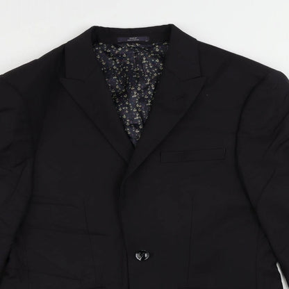Mens UK Size 34 Marks and Spencer Regular Purple Suit Jacket