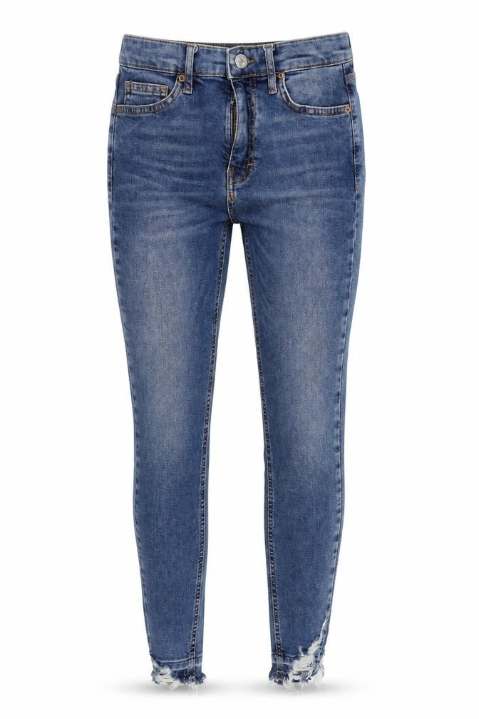 Womens UK Size 25 in Topshop Regular Fit Skinny Blue Jeans