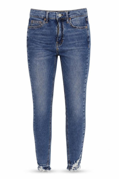 Womens UK Size 25 in Topshop Regular Fit Skinny Blue Jeans