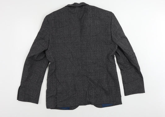 Mens UK Size 40 Marks and Spencer Regular Grey Suit Jacket