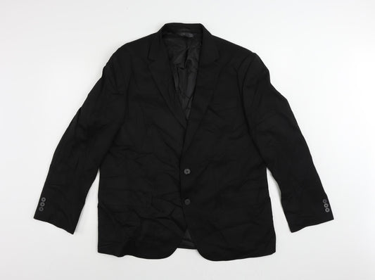 Mens UK Size 44 Marks and Spencer Regular Black Suit Jacket