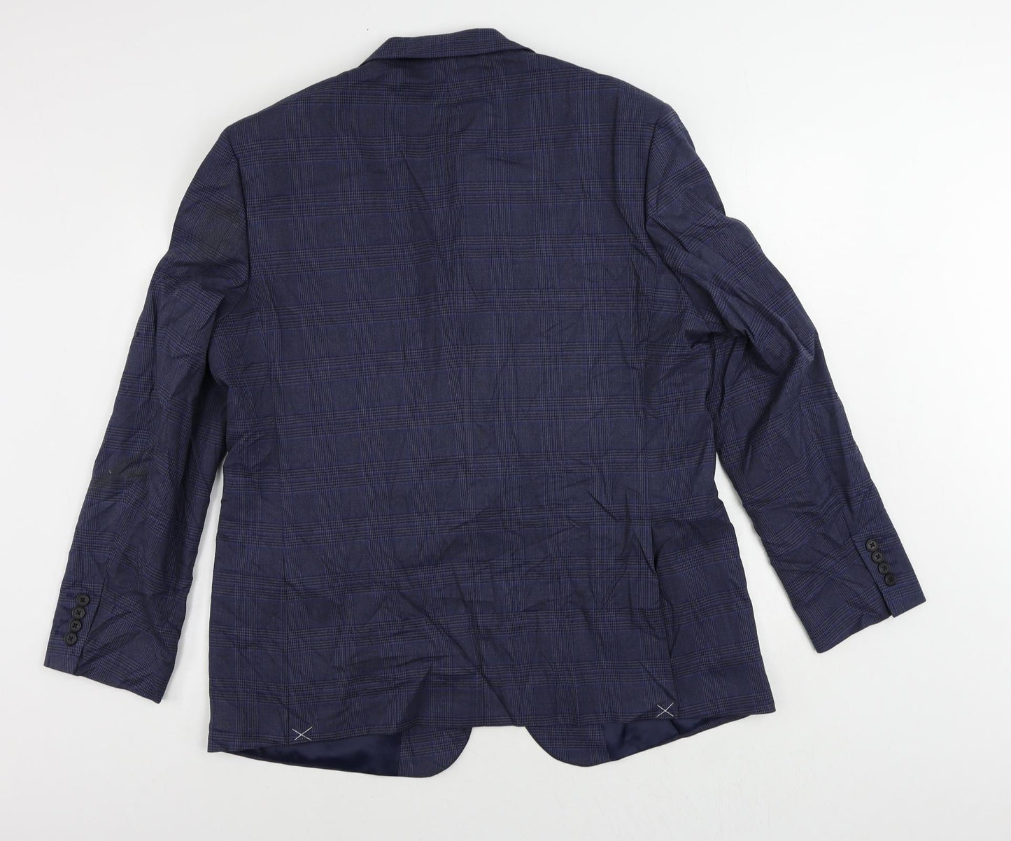 Mens UK Size 44 Marks and Spencer Regular Blue Suit Jacket