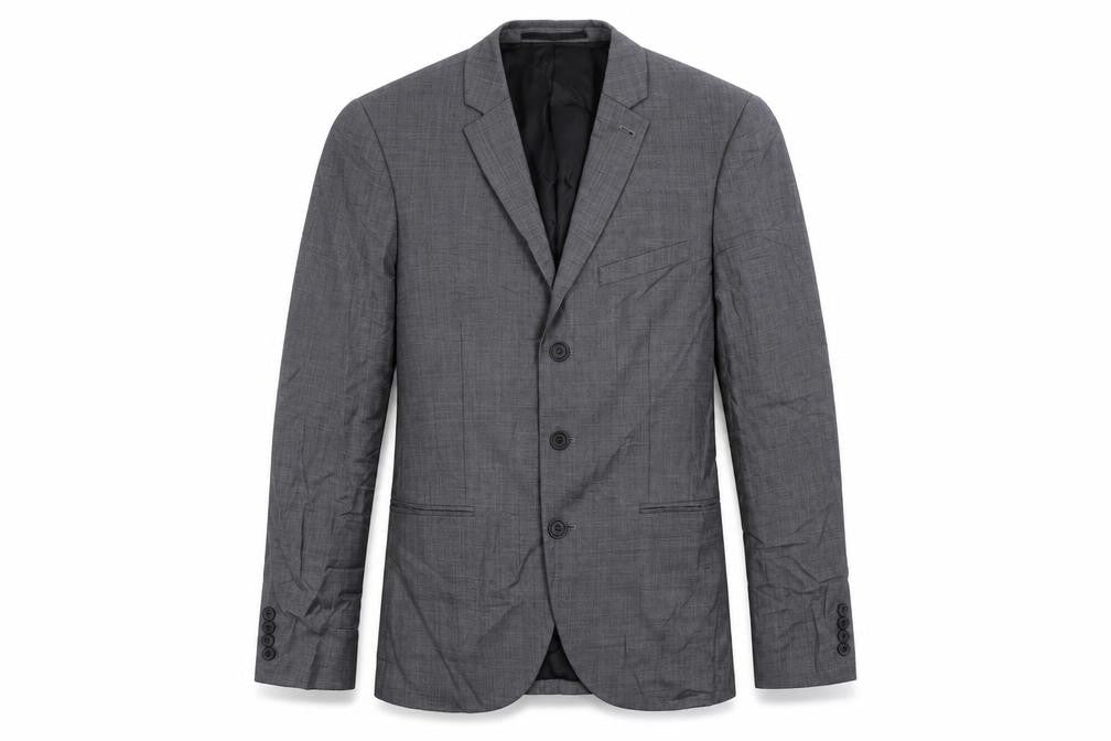 Mens UK Size 36 Topman Regular Grey Suit Jacket