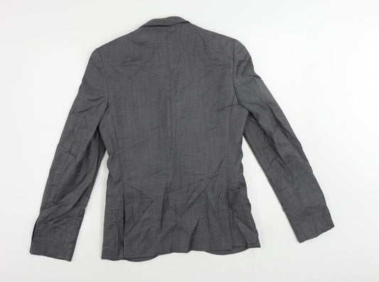 Mens UK Size 36 Topman Regular Grey Suit Jacket