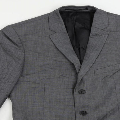 Mens UK Size 36 Topman Regular Grey Suit Jacket